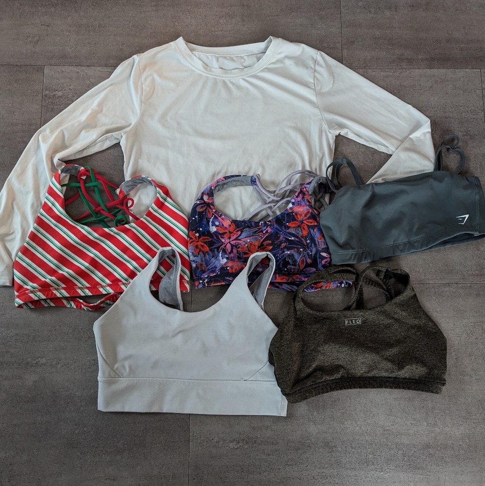 Born primitive, fleo, gymshark bundle